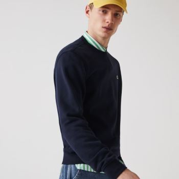 Lacoste SPORT Cotton Blend Fleece Sweatshirt Pánské - Mikiny Tmavě Blankyt Blankyt | CZ-CaeuuM